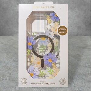 Y5. Rifle Paper Co. Apple iPhone 15 Pro Max 2023 Case MagSafe -Pastel Marguerite